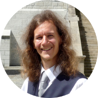 Arto als Schlossführer